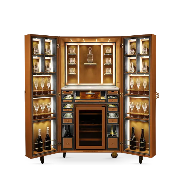 MEDIUM BAR CABINET TRUNK I (ILLUMINATED FACADE)