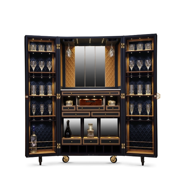 MEDIUM BAR CABINET TRUNK IV