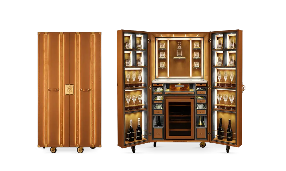 MEDIUM BAR CABINET TRUNK I (ILLUMINATED FACADE)