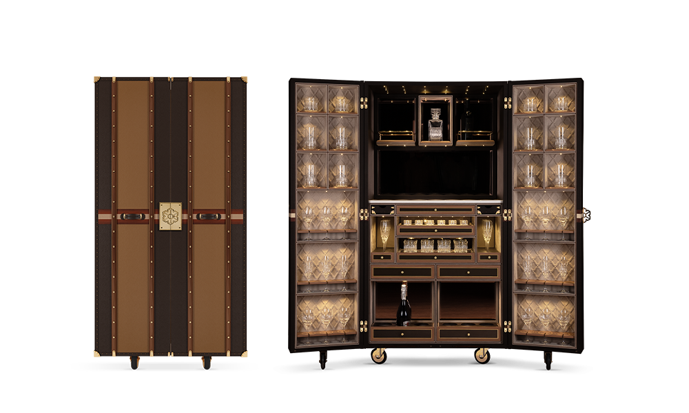 MEDIUM BAR CABINET TRUNK III