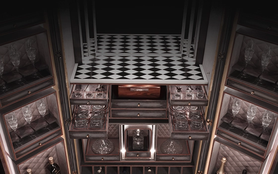 bar cabinet trunks