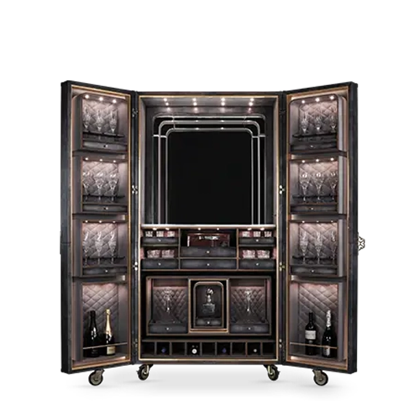 Mehraab Bar cabinet trunk