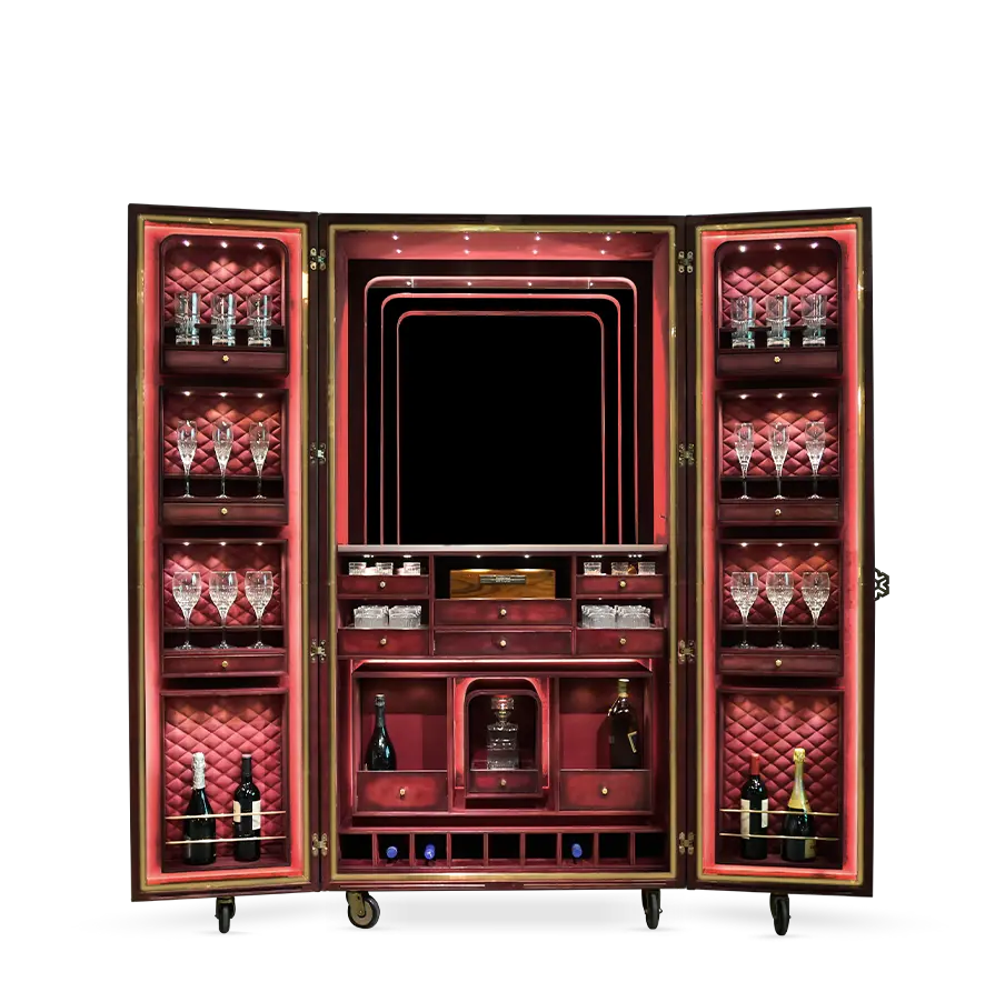 Mehraab Bar cabinet trunk