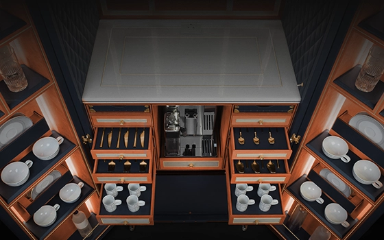 Tea and Coffee Cabinet Trunks