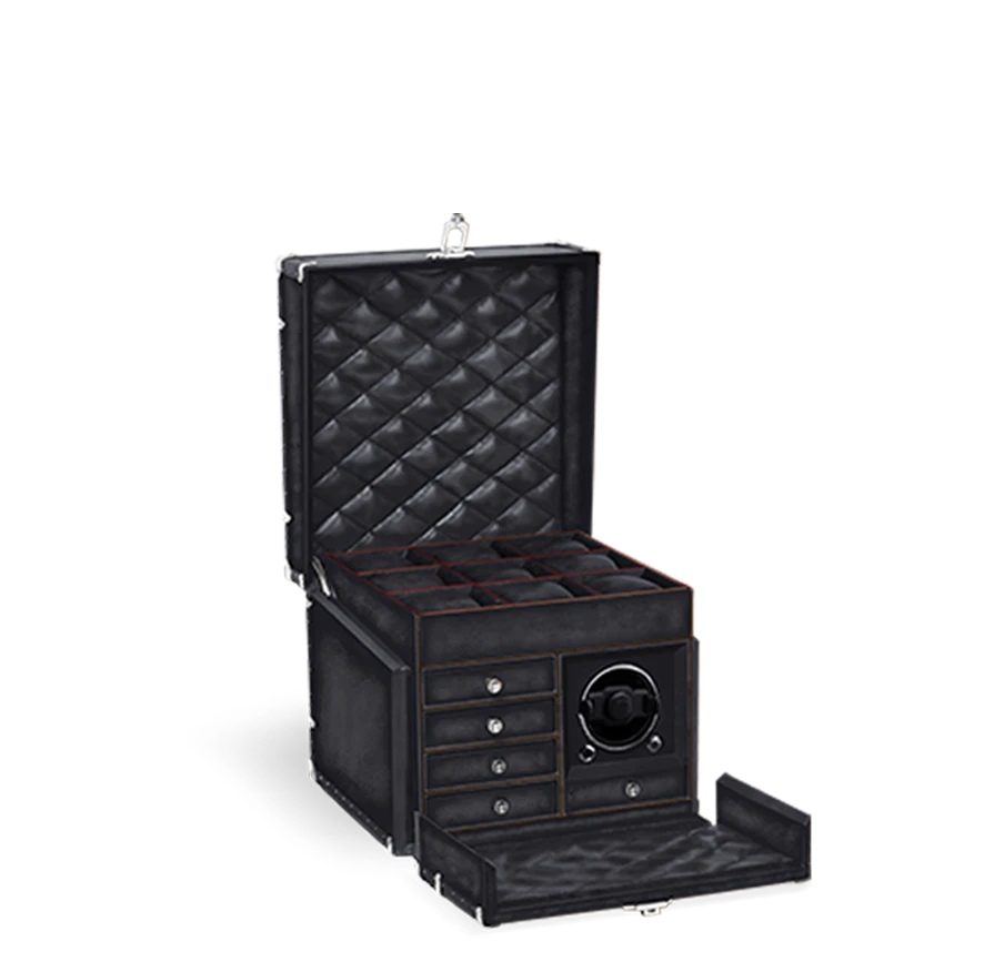 Large Watch Steamer Trunk