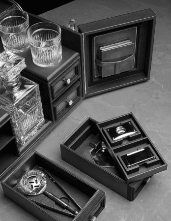 travel bar steamer trunks