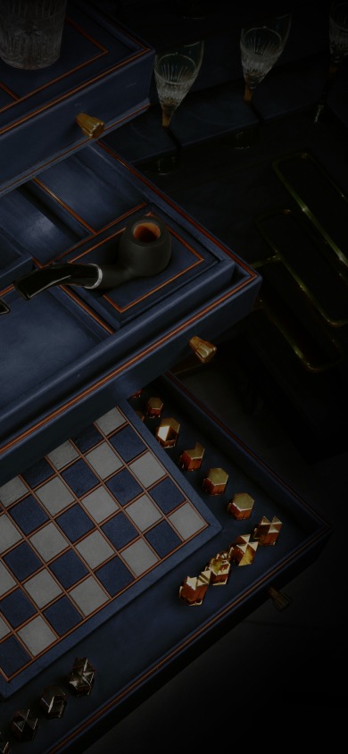 the pipe & chess bar cabient TRUNK