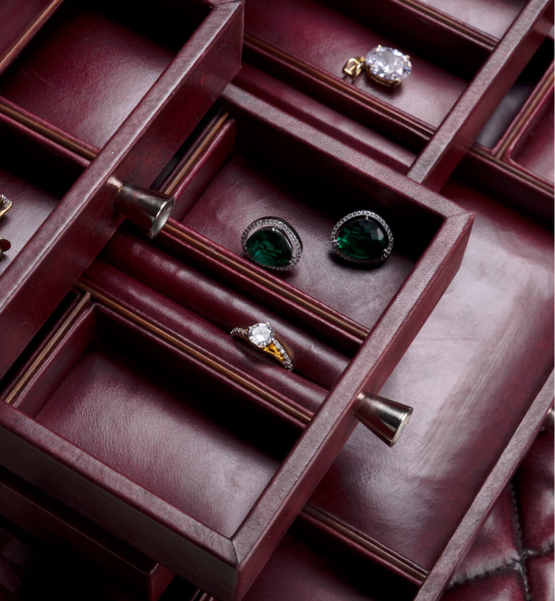 large jewellery steamer trunk