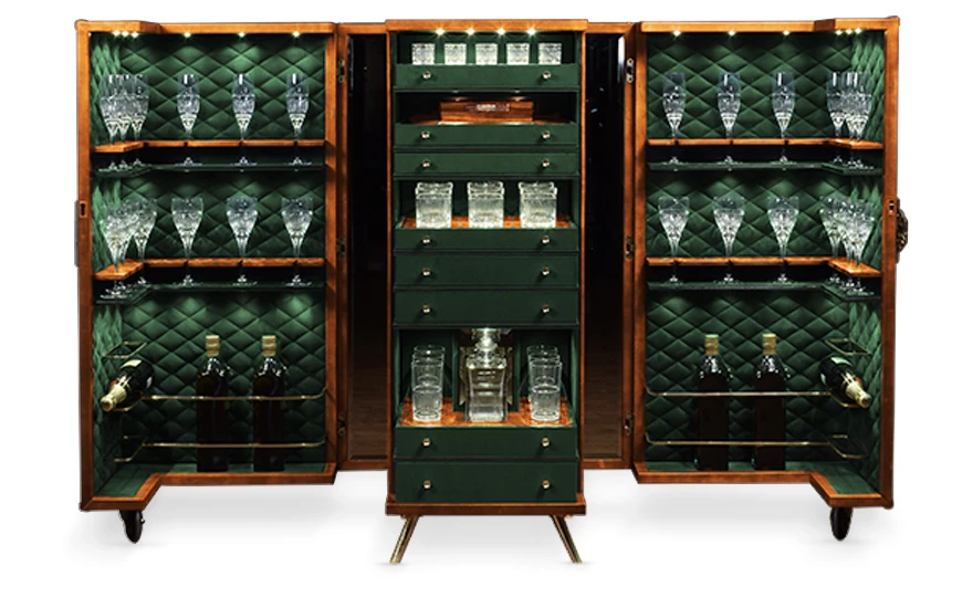 Small Bar Cabinet Trunk